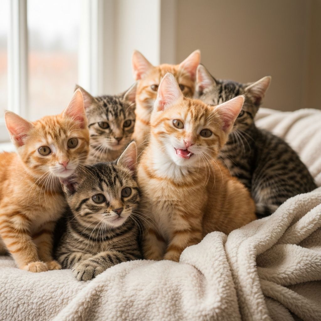 Gatitos en familia